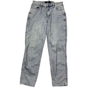 Hollister Curvy High-Rise Mom Jeans Light Wash Size 28 Women's Relaxed Fit